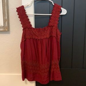 Maroon Tank Top
